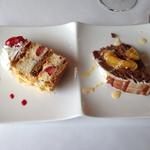 苺のミルフィーユと甘夏みかんのショコラスポンジケーキ(サバティーニ・ディ・フィレンツェ 東京店 （SABATINI di Firenze）)