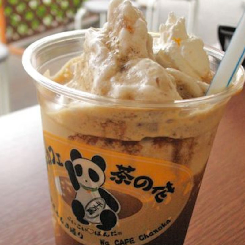 コーヒーフロート(ぱんだカフェ　茶の花)