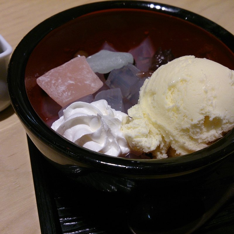 クリームあんみつ(がってん寿司 承知の助 イオンモール羽生店)