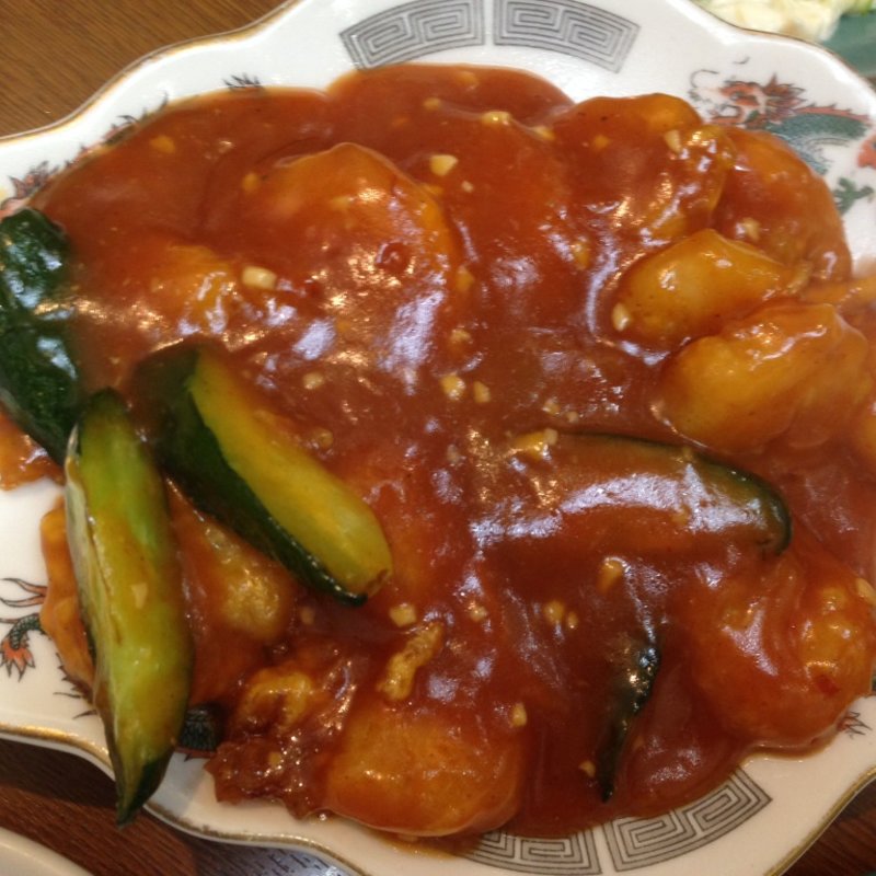 エビケチャップ煮(大養軒)