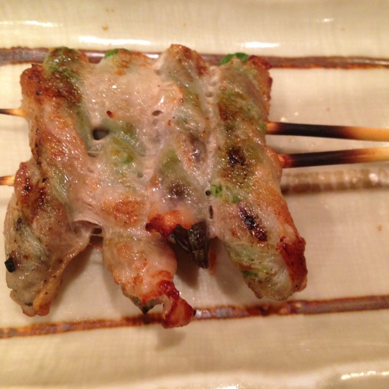 串焼き　アスパラの豚バラ巻(串八 槙島店 （くしはち）)