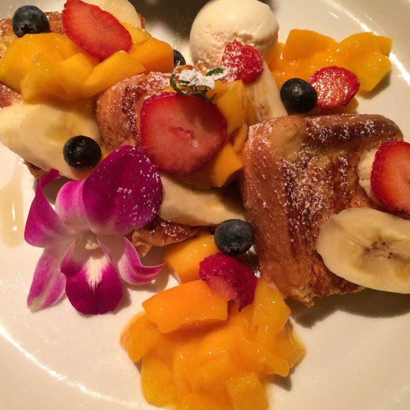 HAWAIIAN HONEY FRENCH TOAST  アイランドフルーツMIX(ALOHA TABLE Kyobashi)