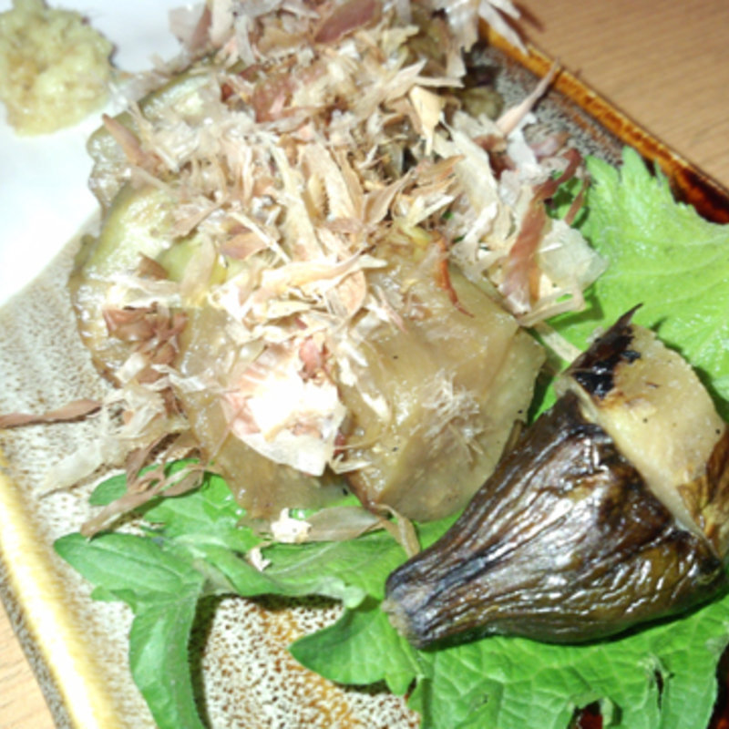 なすの炭火焼き(炭火焼鳥 一翔)