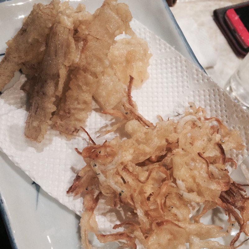 ウドの天ぷら(ミートステーション 狛江)