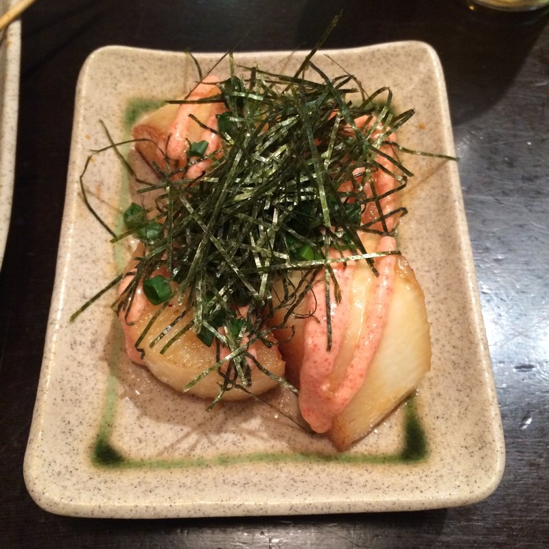 長芋と明太子焼き(炭屋五兵衛 和泉多摩川店)