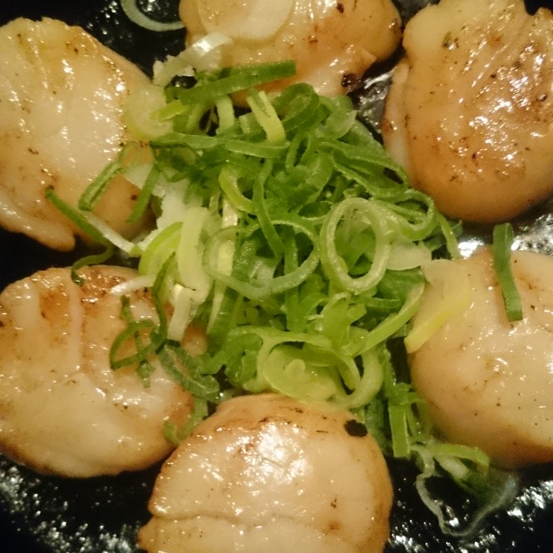 生ホタテの炙り焼き(中々 )