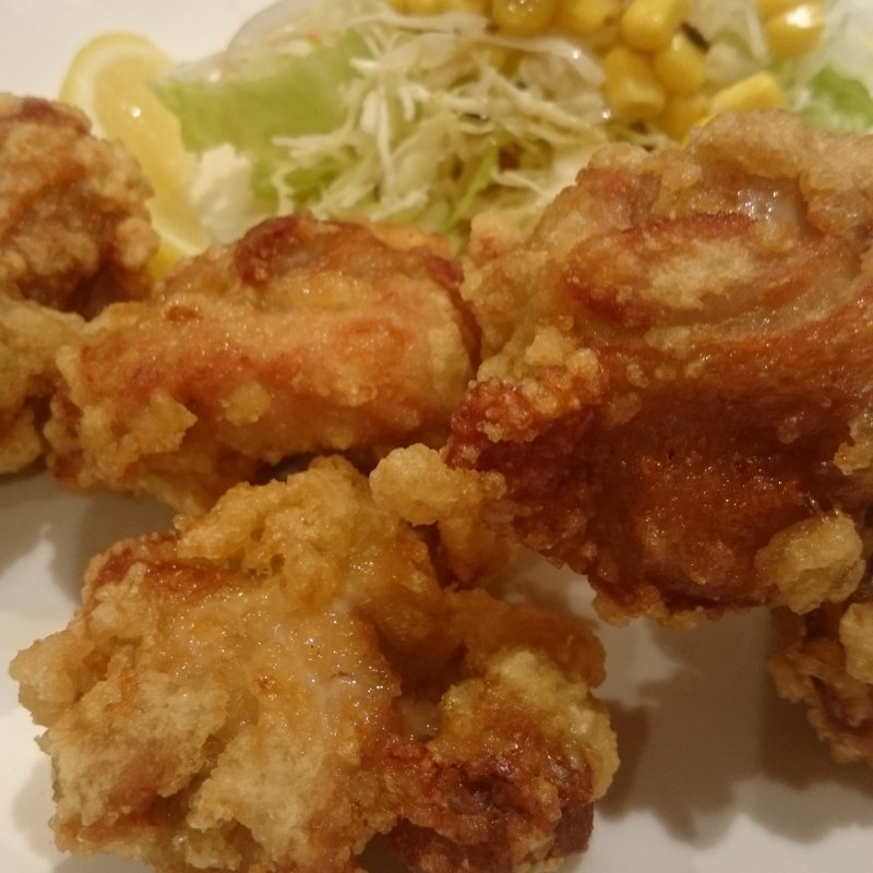 鶏唐定食(自由亭 新梅田)