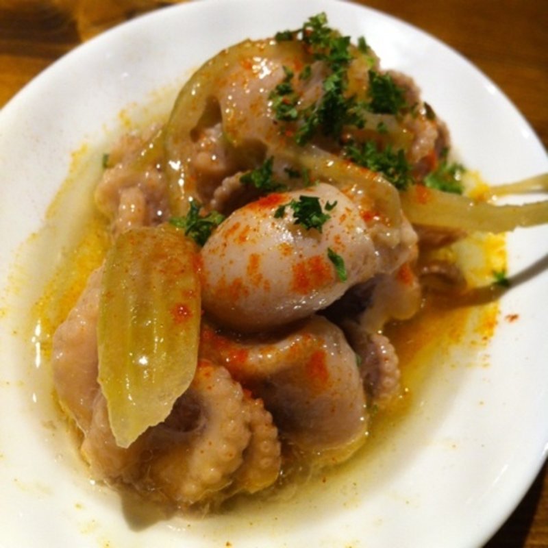 イイダコとセロリのアーリオオーリオ(Tsui-teru!)