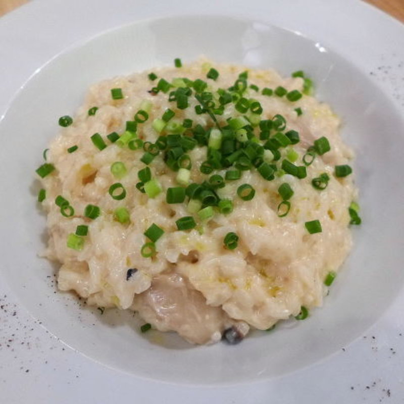 イカ塩辛のクリームリゾット(Tsui-teru!)