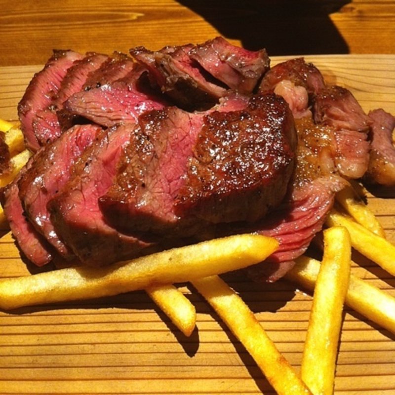 熟成40日　小堀正展牧場　ホルスタイン　ランプの炭火焼き(Tsui-teru!)