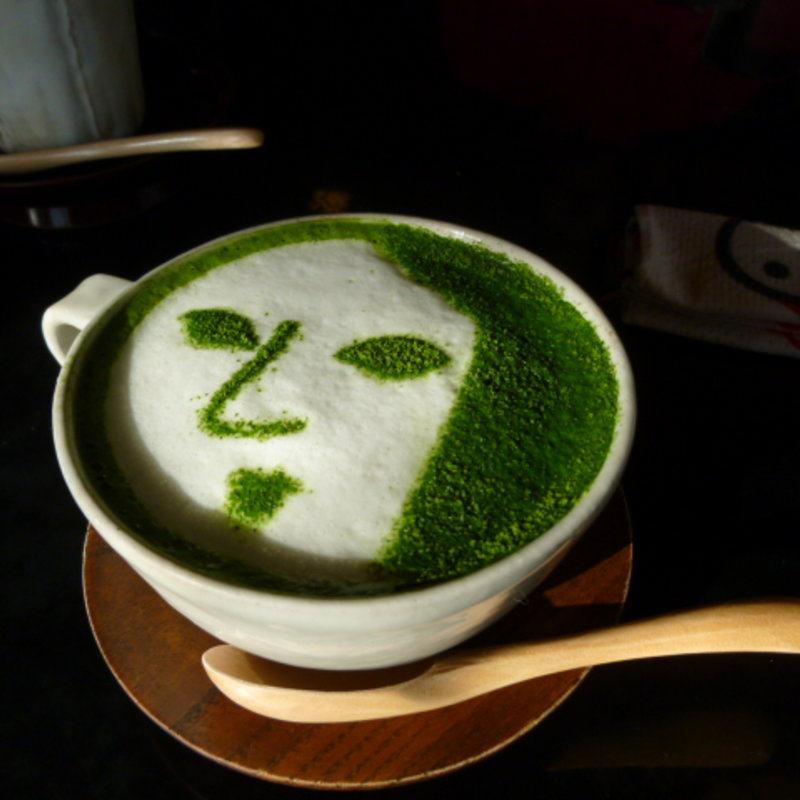 よーじや製抹茶カプチーノ(よーじやカフェ 銀閣寺店 )