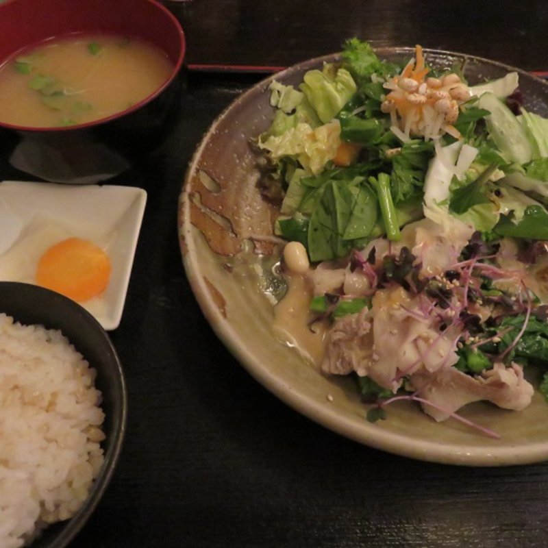 日替わり御膳B（豚肉）(花様 ka-you 南船場店 近江自家栽培ファーム直営店)