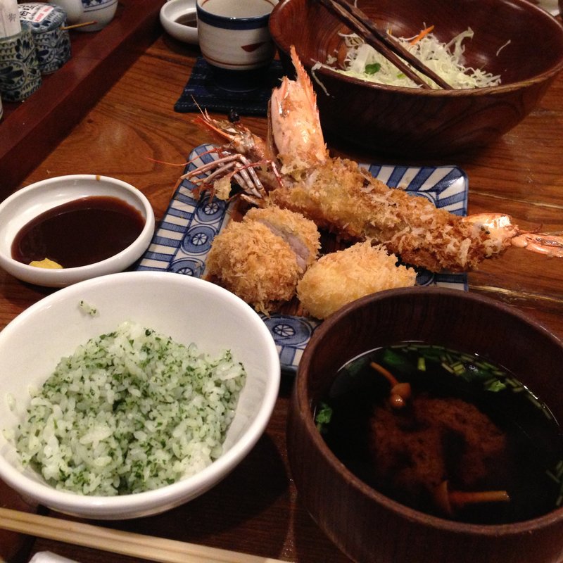 特製海老かつ定食(かつ吉 渋谷店 （カツキチ）)