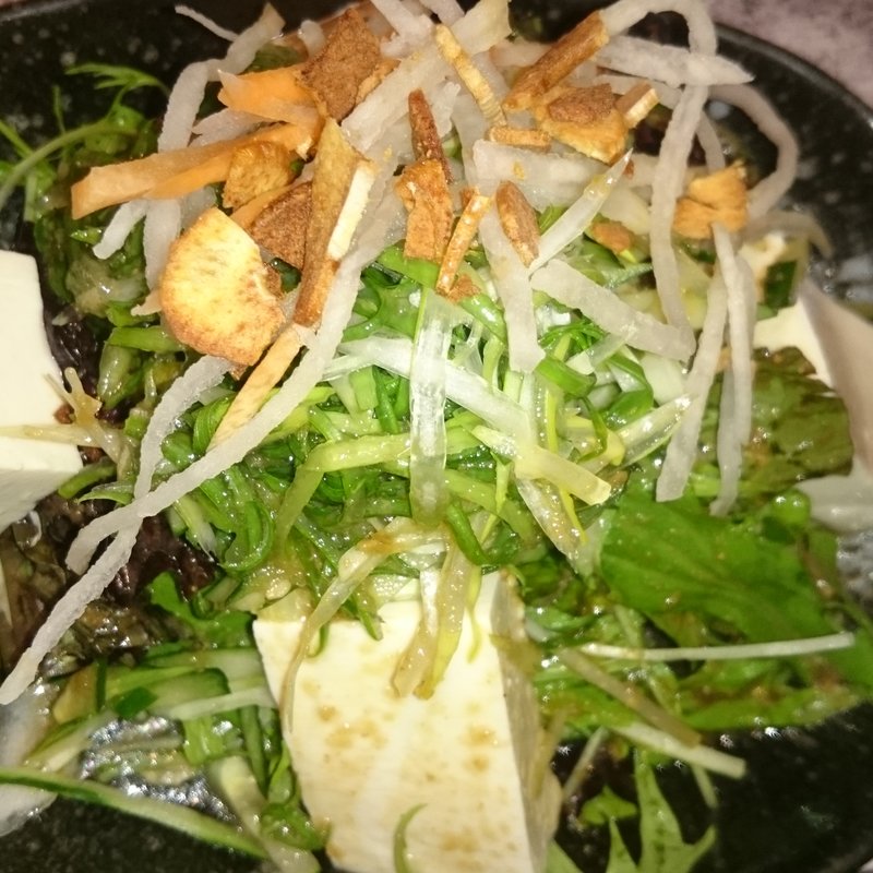 豆腐サラダ(京の焼肉処 弘 千本三条本店 （ヒロ）)