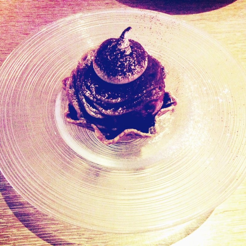 アイスモンブラン(BRASSERIE D & SWEETROOM)