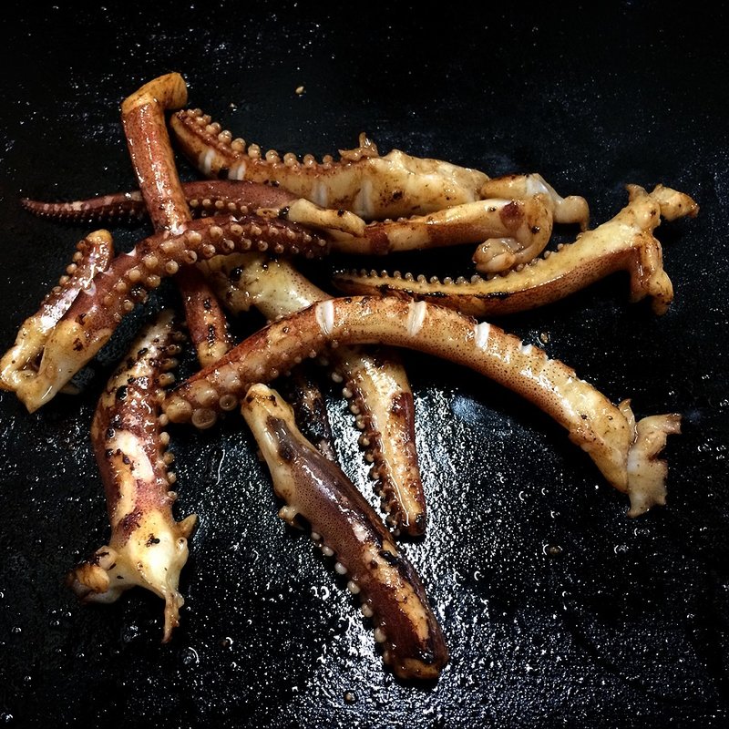 イカゲソバター(つくし)