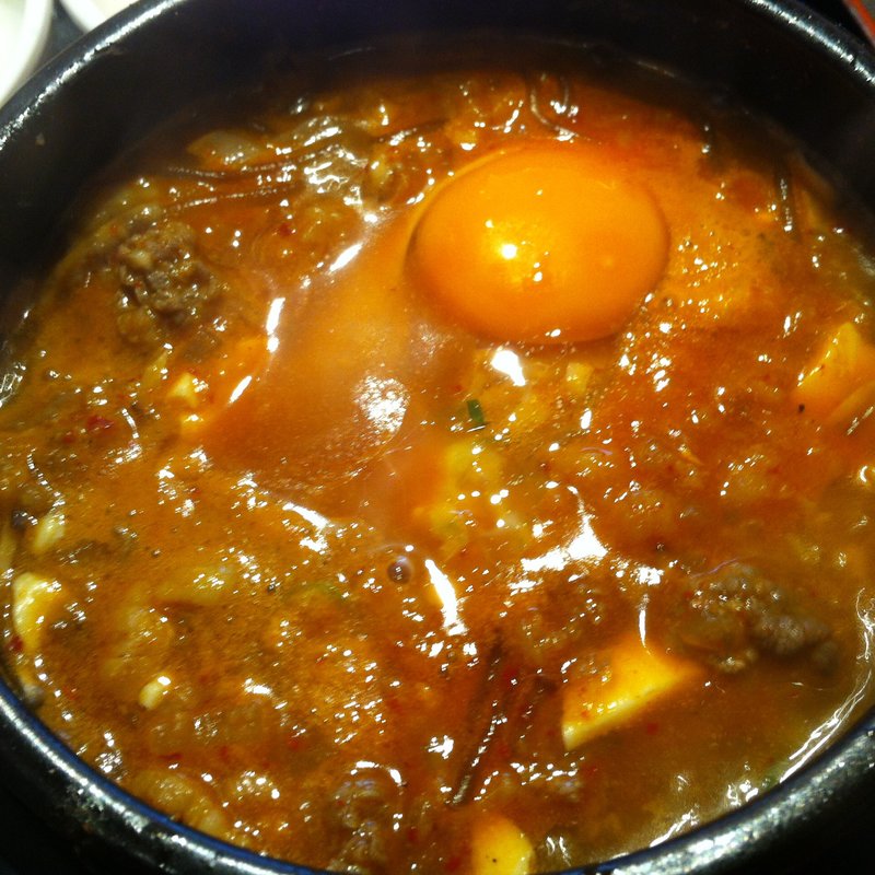 牛スジスンドゥブ(明洞 純豆腐 新大阪店)