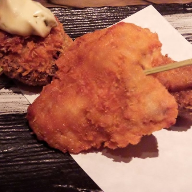 肉の串揚げ盛り(3本)(鮮や一夜 新宿東口駅前店 )