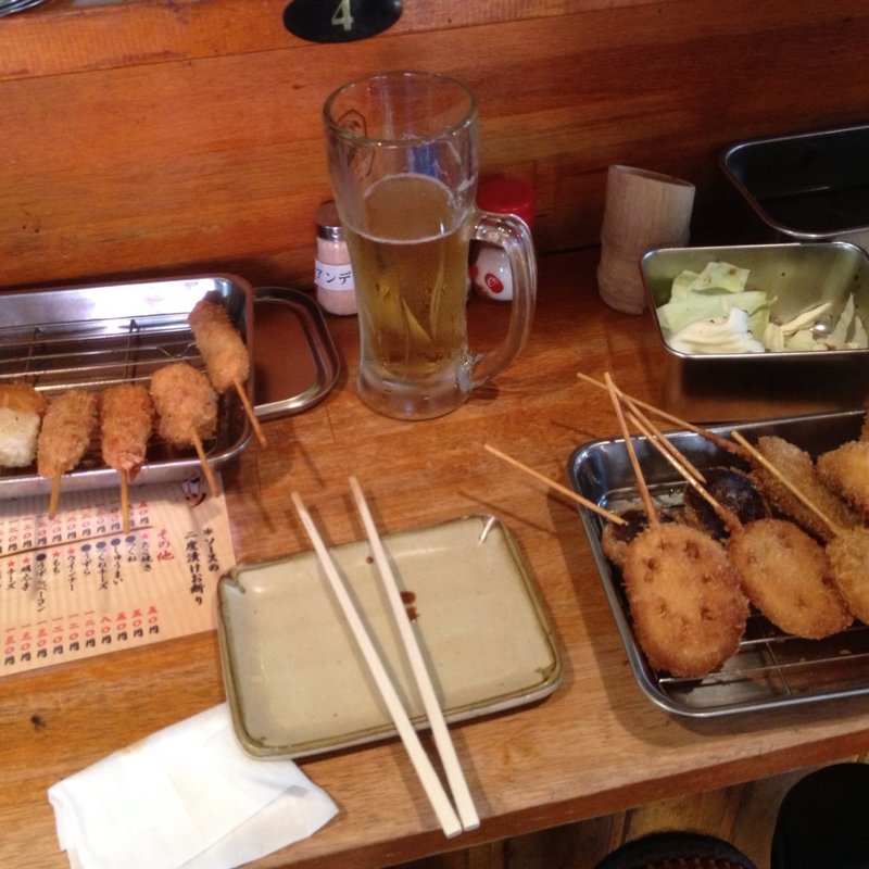 串かつ盛り合わせ(串かつじゃんじゃん )