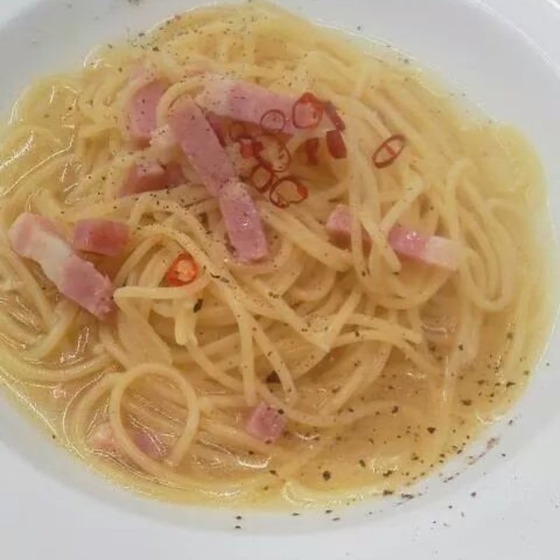 ベーコンのペペロンチーノ(レナードの森)