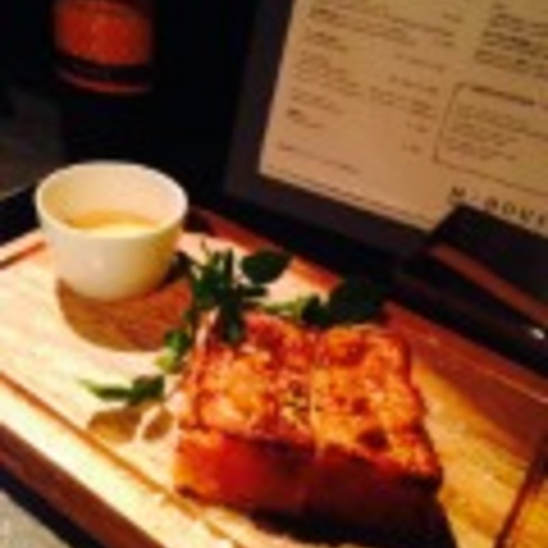 フォアグラのフレンチトースト(マーサーブランチエビスヒルサイド)