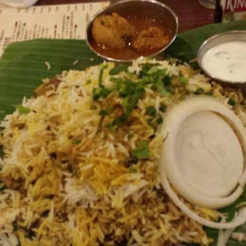 ハイドラバディ・マトン・ビリヤニ(アーンドラ·キッチン)