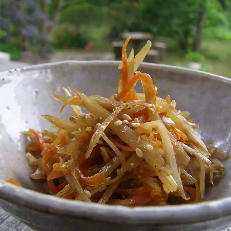 金平ごぼう(ごはん屋ギャラリー猫車)