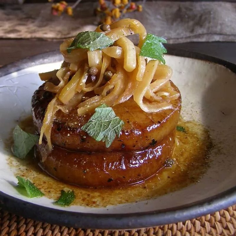 大根ステーキ山椒風味(ごはん屋ギャラリー猫車)