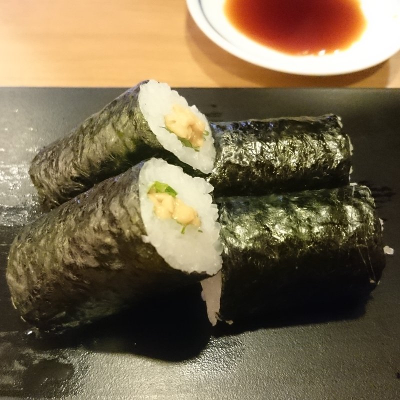 納豆細巻き(すしざんまい 新橋SL広場前店)