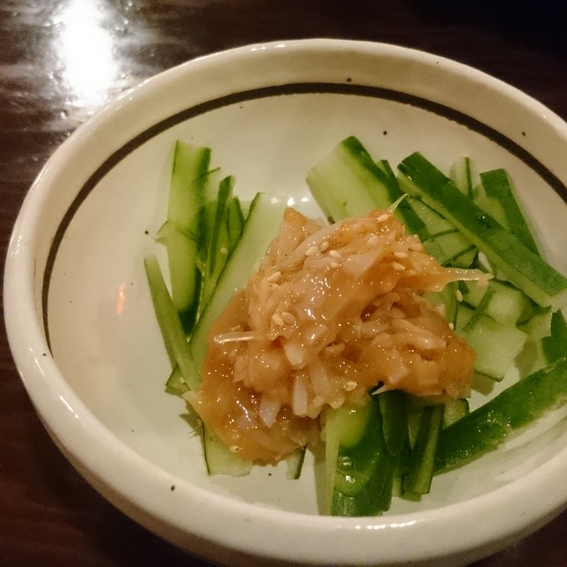 梅水晶きゅうり(紅とん 四ツ谷三丁目店)