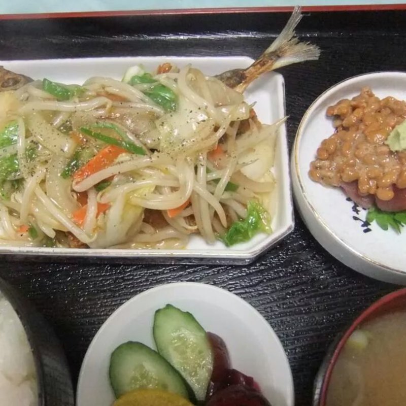 ます唐揚げあんかけ(ほりせい)