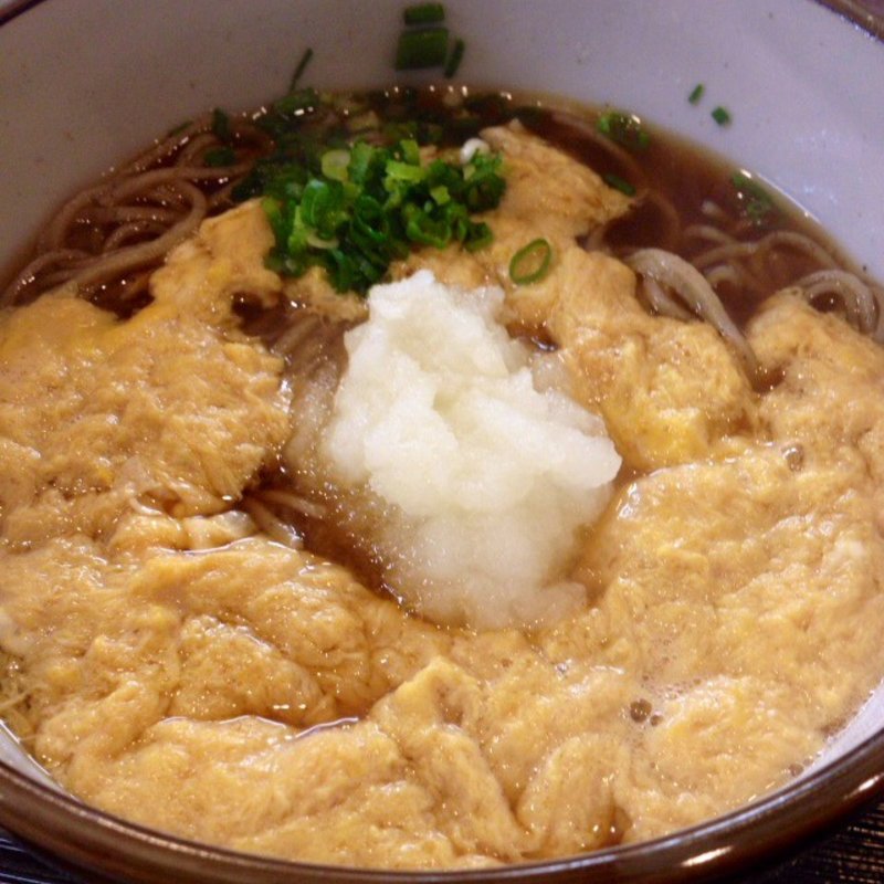 みぞれ玉子そば(手打ち蕎麦 太古福)