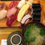 にぎり定食(辰巳家)
