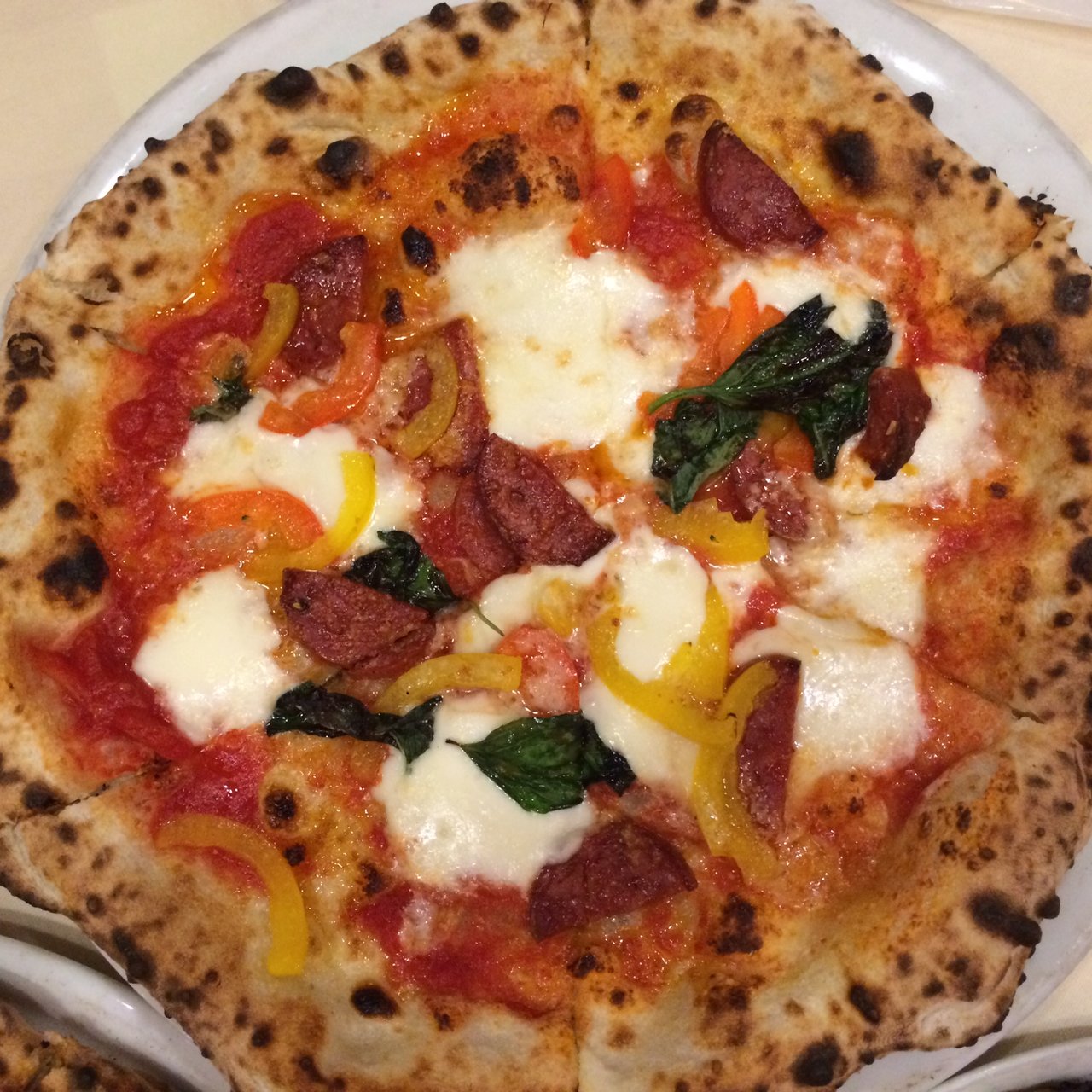 サラミとパプリカのピザ ランチセット エッセドゥエ Esse Due の口コミ一覧 おいしい一皿が集まるグルメコミュニティサービス Sarah