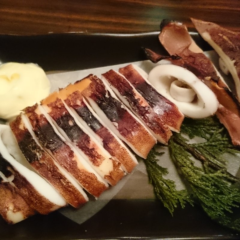 いか丸焼き(まとい駒 新橋本店)