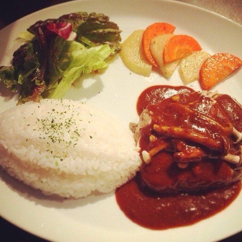 ハンバーグ(カフェオハナ 銀座店)