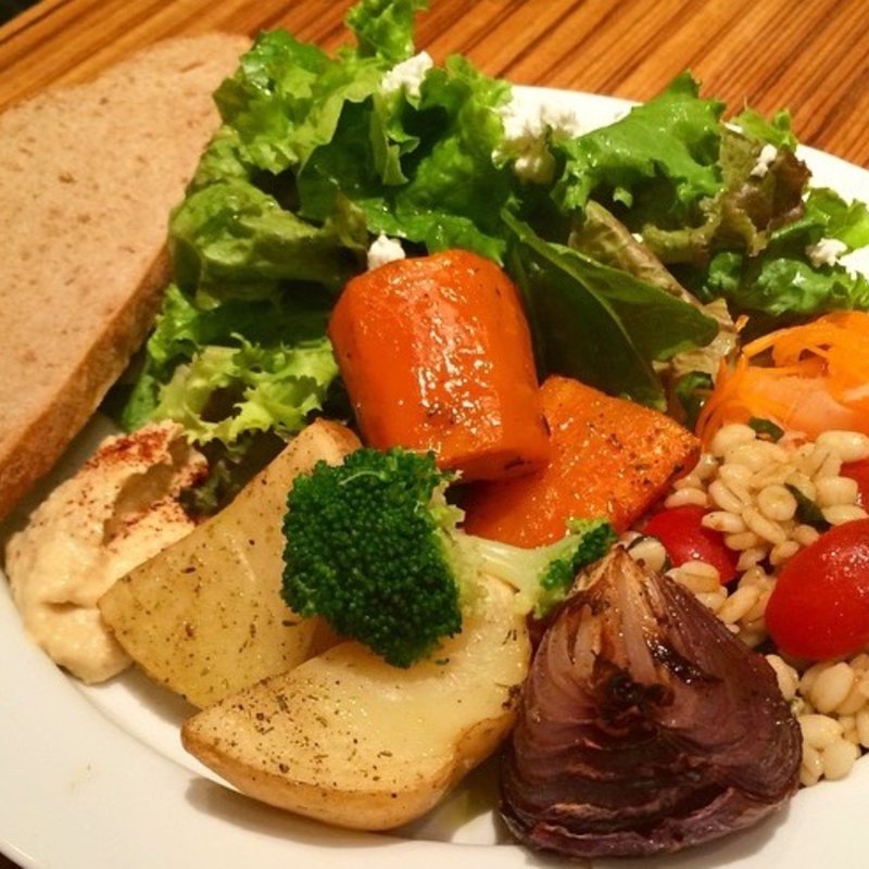 季節のベジプレート(TORAYA CAFE 表参道ヒルズ店)