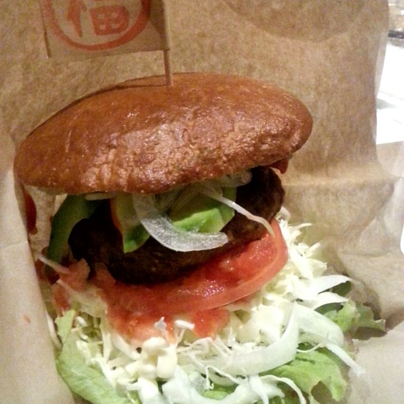 アボカドベジタブルハンバーグ(福カフェ)