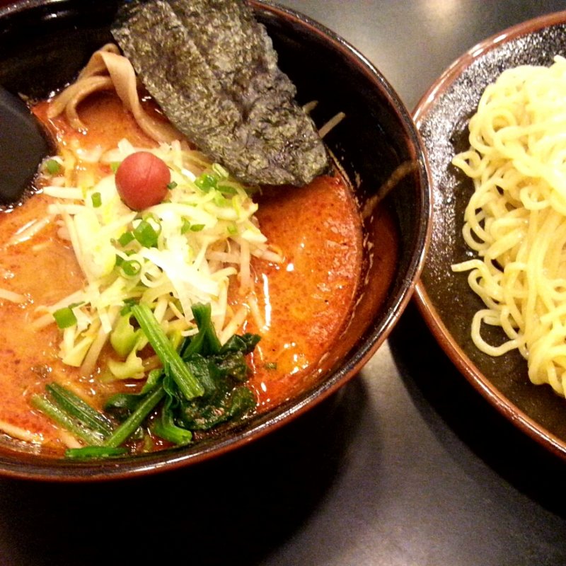 激辛つけめん(本格らぁめん末廣本郷店)
