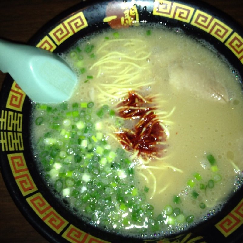 天然とんこつラーメン(一蘭東京ドームシティ・ラクーア店)