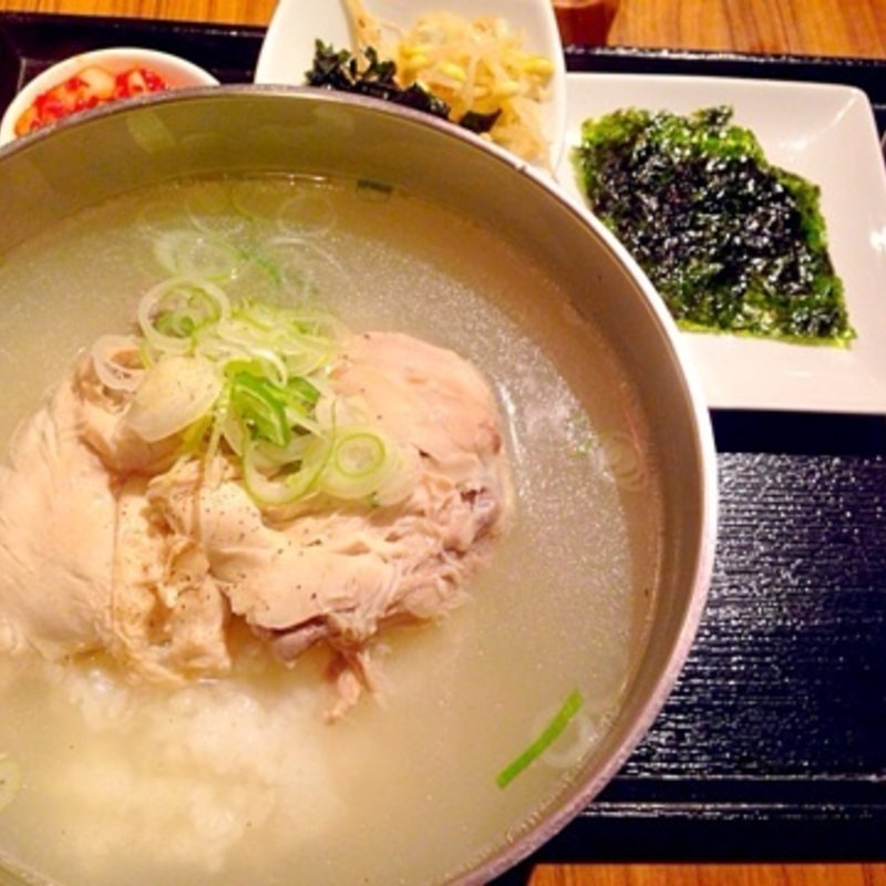 参鶏湯クッパセット(COSARI NEW KOREAN TABLE TOKYO)