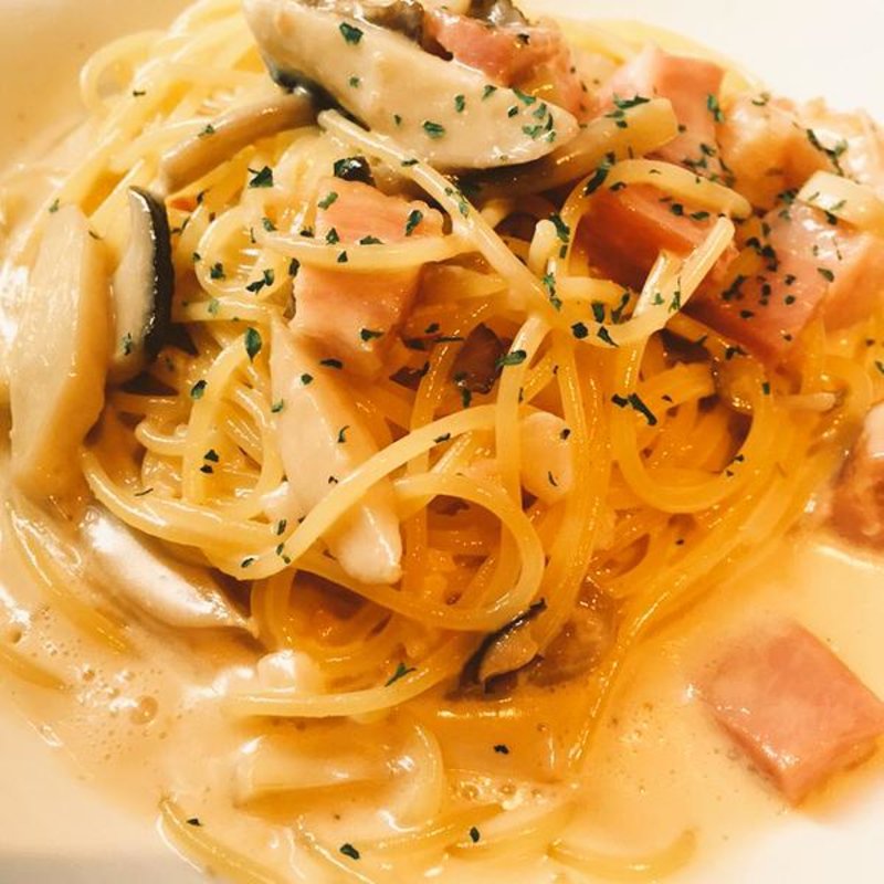 きのこのクリームパスタ(Dining cafe HOME)