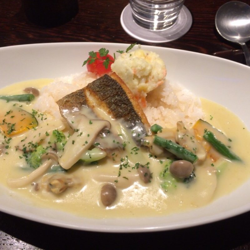 鯛のホワイトソースライスがけ(トップノート)