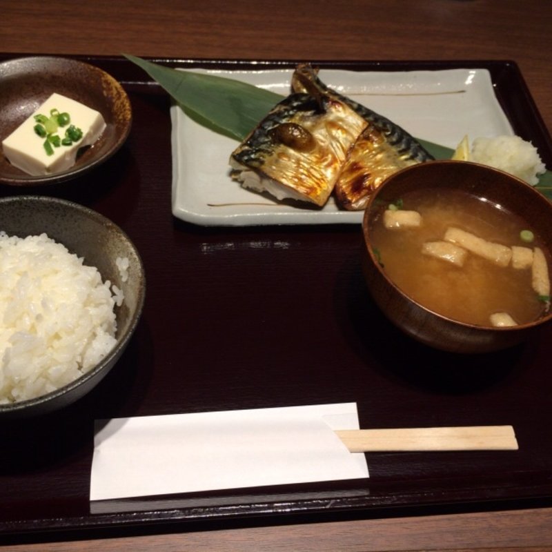 さば塩定食(やよい軒 青山学院大学前店)