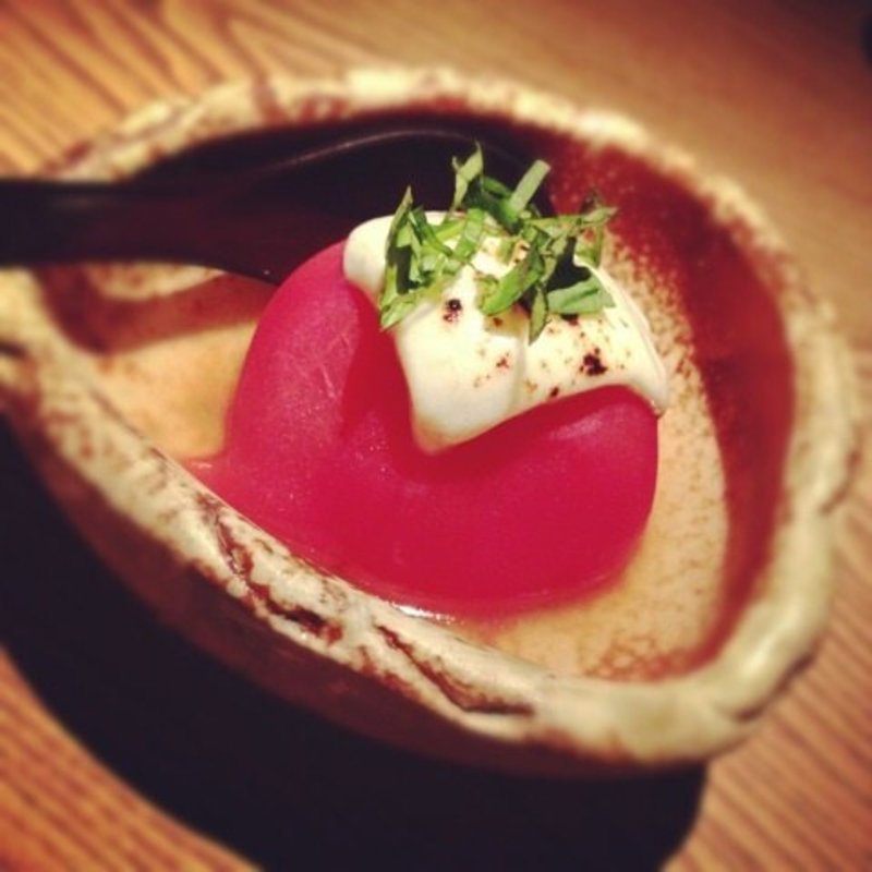 まるごと完熟トマト＆モッツァレラ(羽重 恵比寿店 （はじゅう【旧店名】金のおでん ダイニング羽重）)