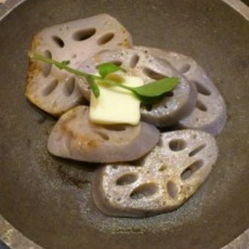 鳴門れんこんのステーキ(海老れんこん)