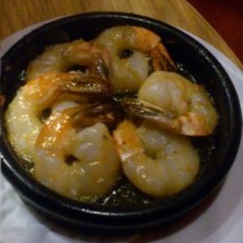 海老のアヒージョ(さわら )