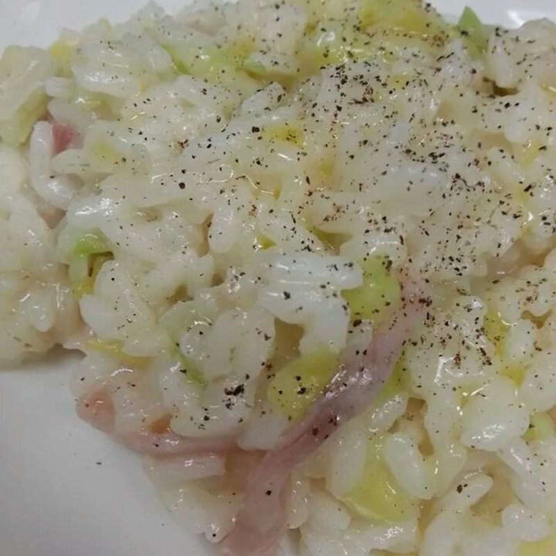 レーズン豆と春キャベツのリゾット(トラットリア エッセ （TRATTORIA　ESSE）)