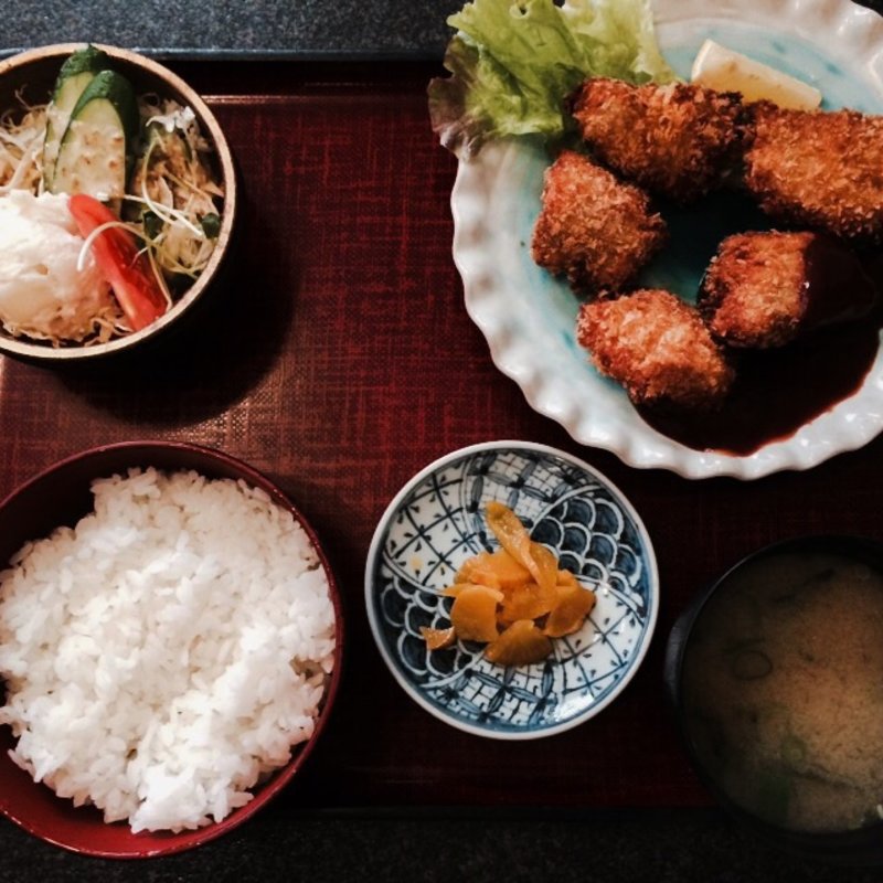 チキンカツ定食(あわじ屋 )
