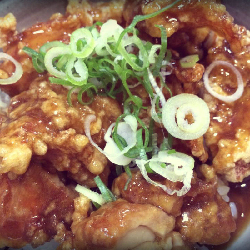 からあげ丼ミニ(開花屋楽麺荘 松阪本店 （カイカヤラクメンソウ）)